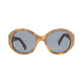 CELINE Oval Sunglasses — Brown – CL424OIS