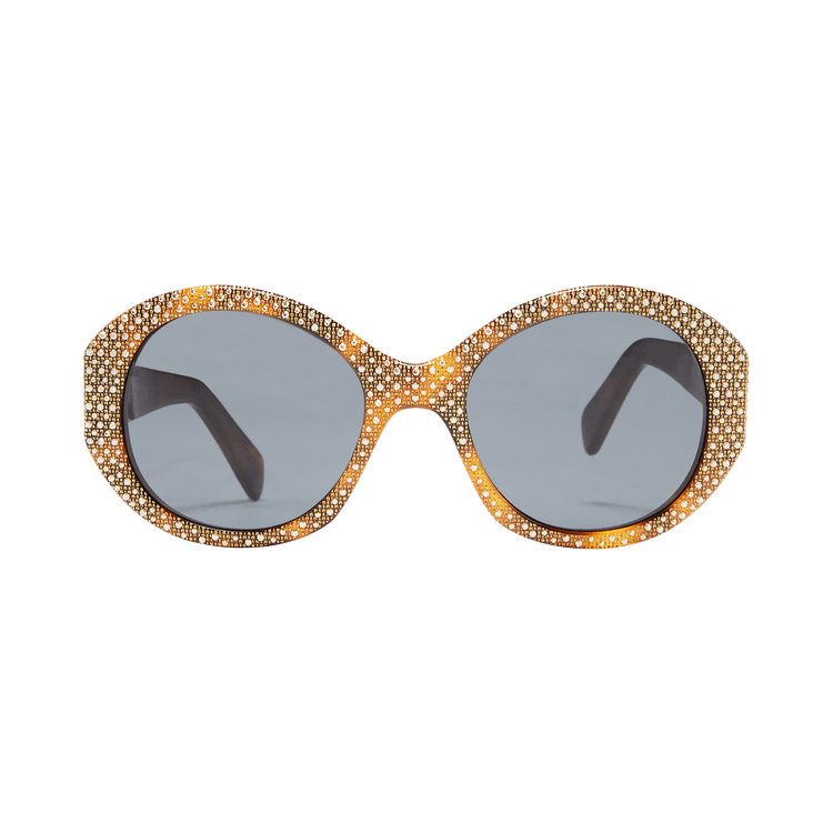 CELINE Oval Sunglasses — Brown – CL424OIS
