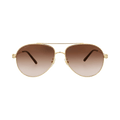Cartier Aviator Sunglasses — Gold – Brown CT0233S 30008390 002