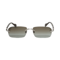Gucci Rectangular Sunglasses — Silver – 008