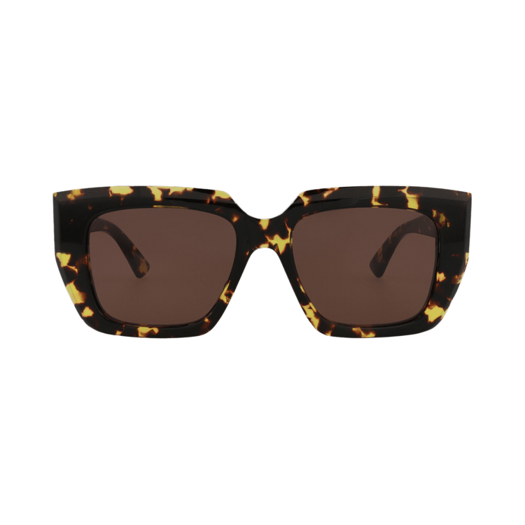 Bottega Veneta Square Sunglasses — Gold – Grey BV1030S 002