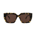 Bottega Veneta Square Sunglasses — Gold – Grey BV1030S 002