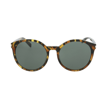 Saint Laurent Round Sunglasses — Brown – Nude Silver CLASSIC6 009
