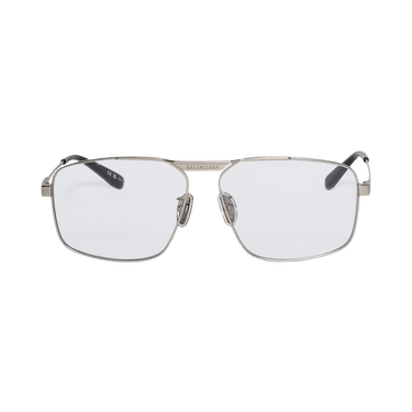 Balenciaga Rectangular Sunglasses — Silver