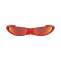Balenciaga Shield Sunglasses — Red