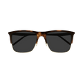 Saint Laurent Rectangular Sunglasses — Gold