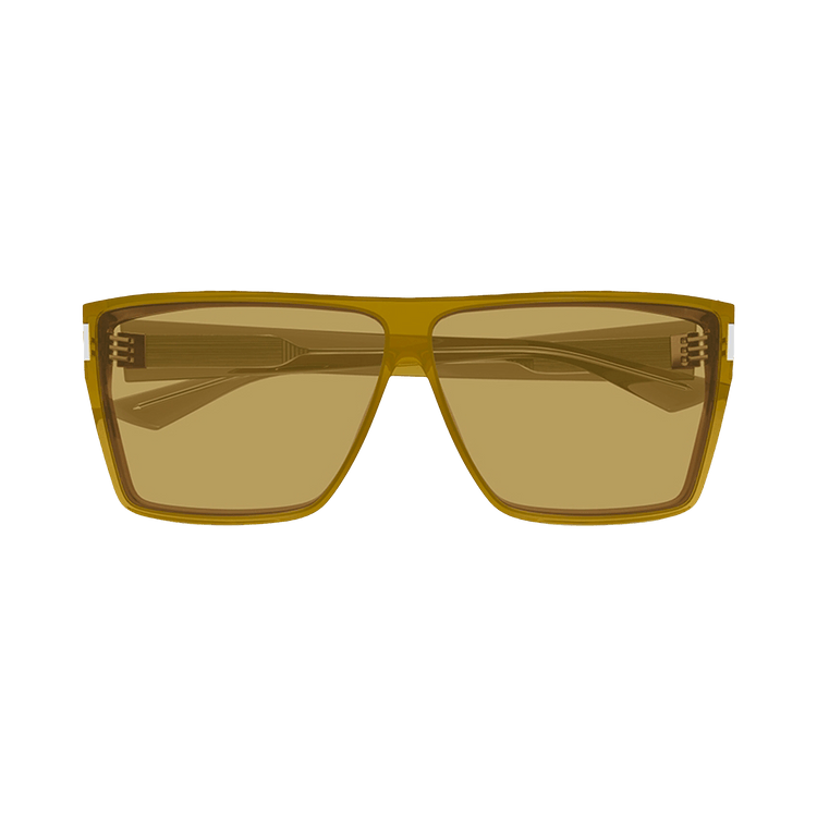 Saint Laurent Rectangular Sunglasses — Green