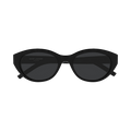 Saint Laurent Cat Eye Sunglasses — Black – Shiny Solid SL M148 001