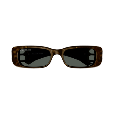 Balenciaga Rectangular Sunglasses — Brown