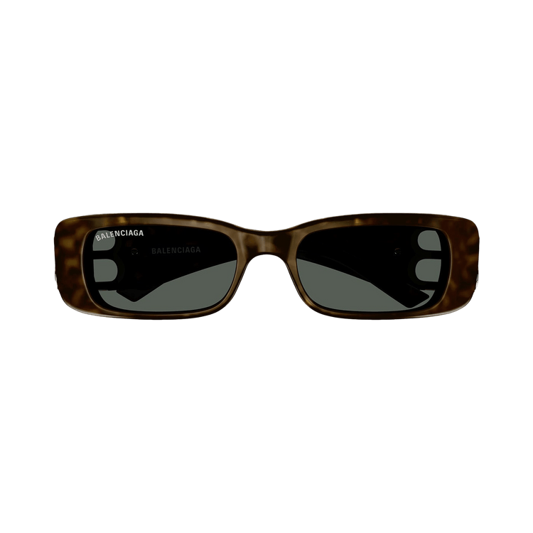 Balenciaga Rectangular Sunglasses — Brown