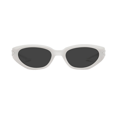 Gentle Monster Duns W2 Sunglasses — White