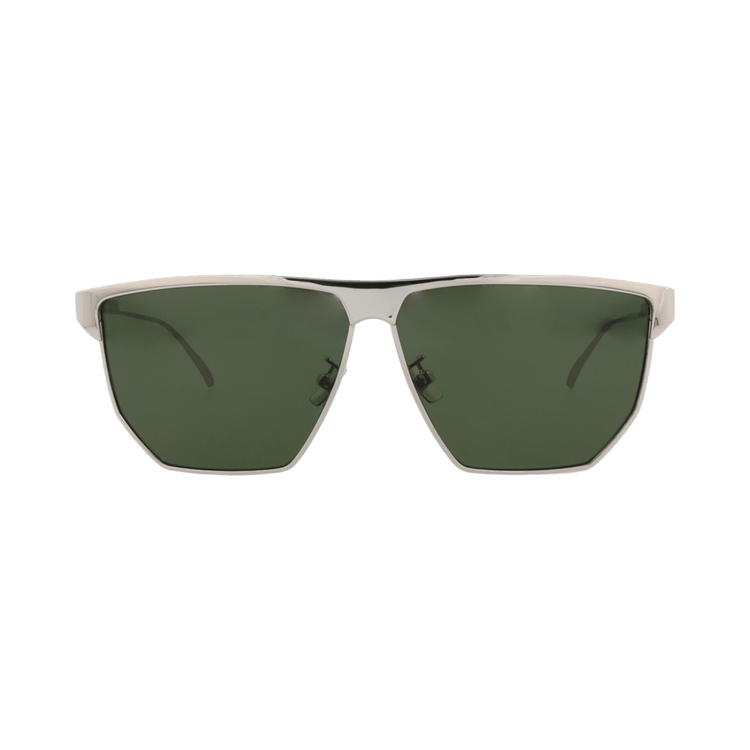 Bottega Veneta Square Sunglasses — Silver – BV1069S 002