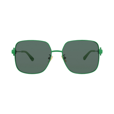Bottega Veneta Square Sunglasses — Green – BV1199S 004