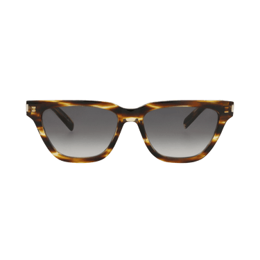 Saint Laurent Cat Eye Sunglasses — Brown – Havana Grey 462 Sulpi 016