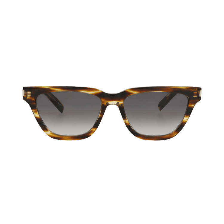 Saint Laurent Cat Eye Sunglasses — Brown – Havana Grey 462 Sulpi 016