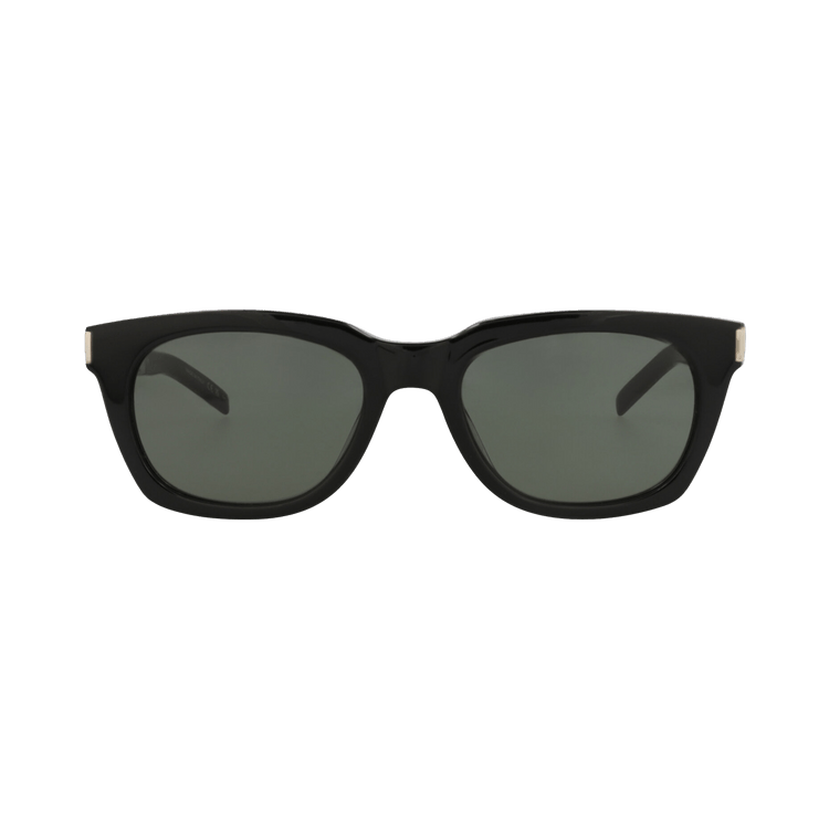Saint Laurent Square Sunglasses — Black – Trevalie Silver Grey 582 001