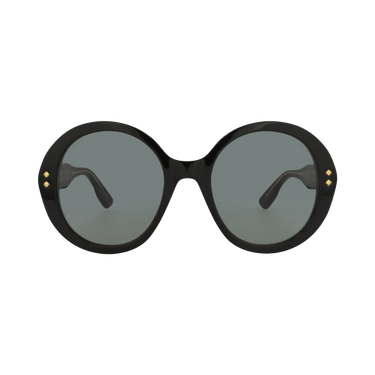 Gucci Round Sunglasses — Black – Grey GG1081S 001