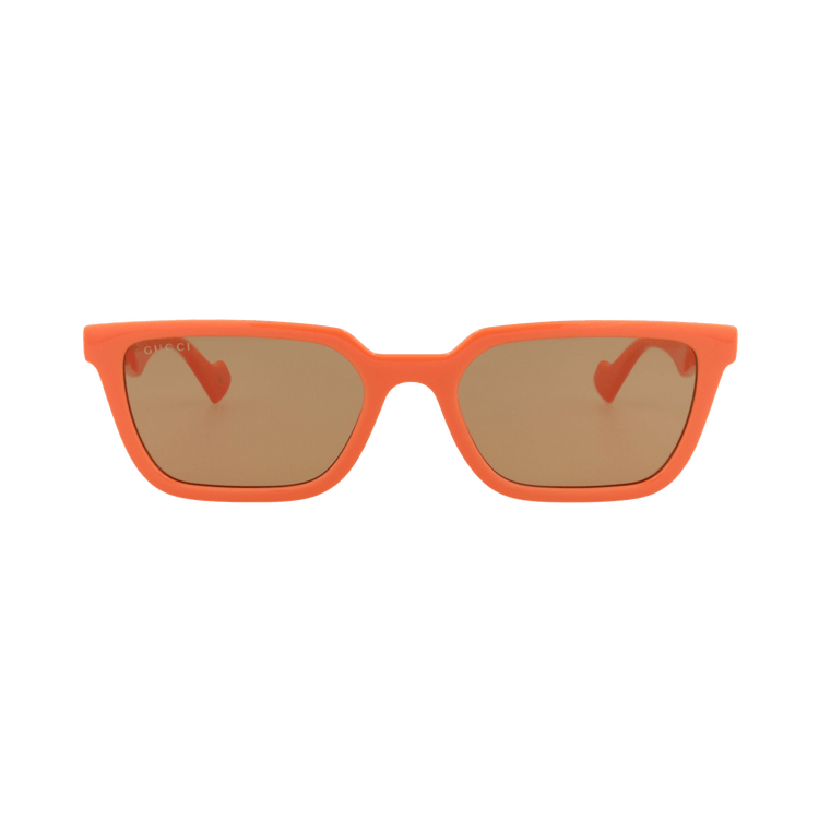 Gucci Square Sunglasses — Orange
