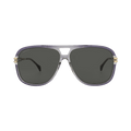 Gucci Aviator Sunglasses — Grey – Gold GG1105S 001