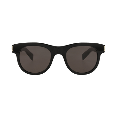 Saint Laurent Round Sunglasses — Black – 571 006