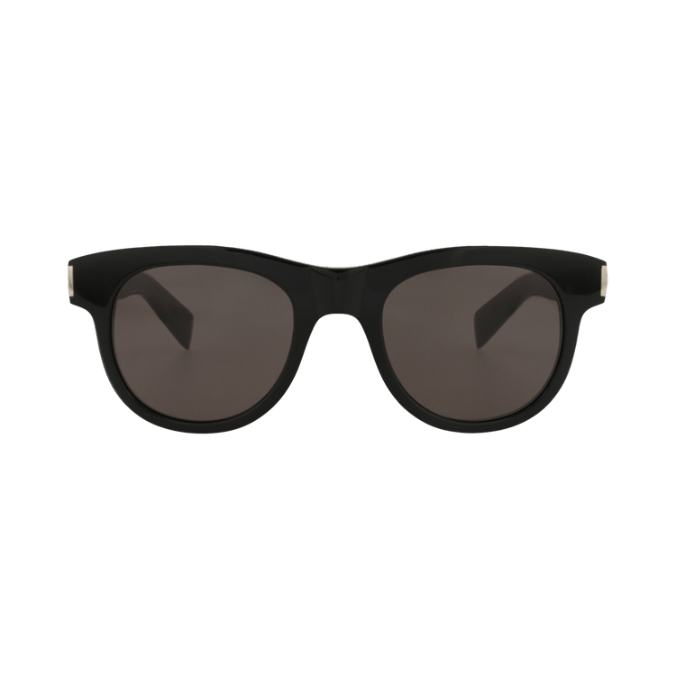 Saint Laurent Round Sunglasses — Black – 571 006