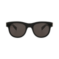 Saint Laurent Round Sunglasses — Black – 571 006