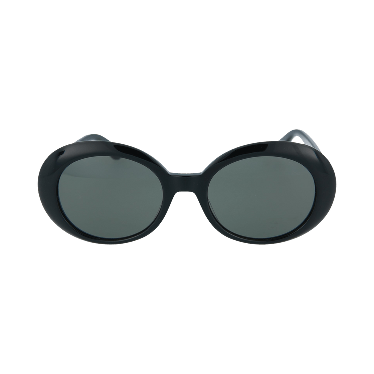 Saint Laurent Round Sunglasses — Green