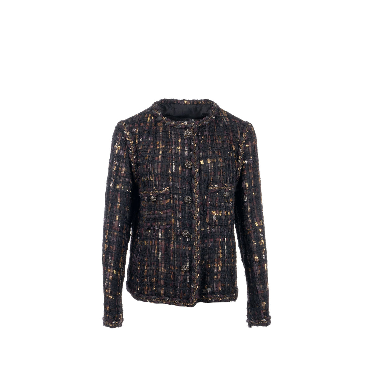 chanel-size-46-tweed-jacket-multicolor-black-burgundy-gold
