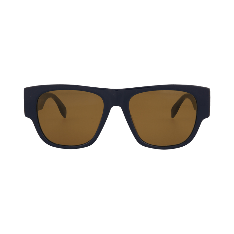 Alexander McQueen Square Sunglasses — Blue – AM0328S