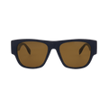 Alexander McQueen Square Sunglasses — Blue – AM0328S