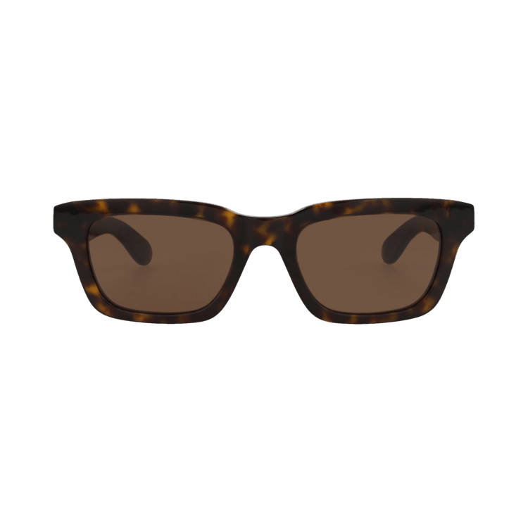 Alexander McQueen Square Sunglasses — Brown – Havana AM0392S 002