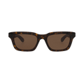 Alexander McQueen Square Sunglasses — Brown – Havana AM0392S 002