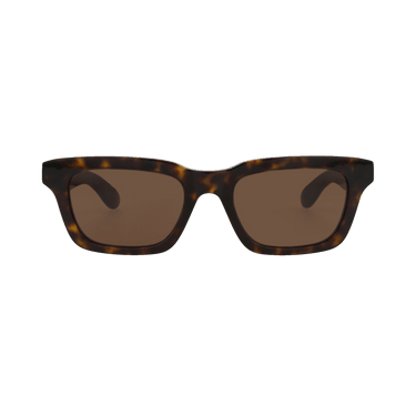 Alexander McQueen Square Sunglasses — Brown – Havana AM0392S 002