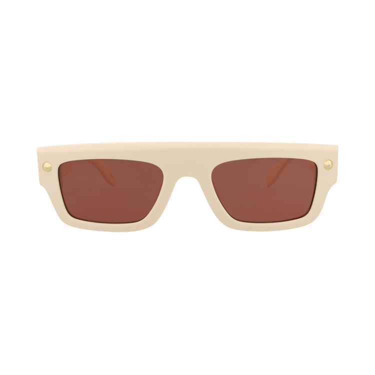 Alexander McQueen Square Sunglasses — Copper