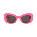 Alexander McQueen Cat Eye Sunglasses — Pink – Grey AM0434S 004