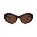 Balenciaga Round Sunglasses — Brown – BB0294SK 002