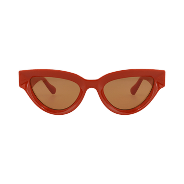 Bottega Veneta Cat Eye Sunglasses — Orange – Brown BV1249S 004