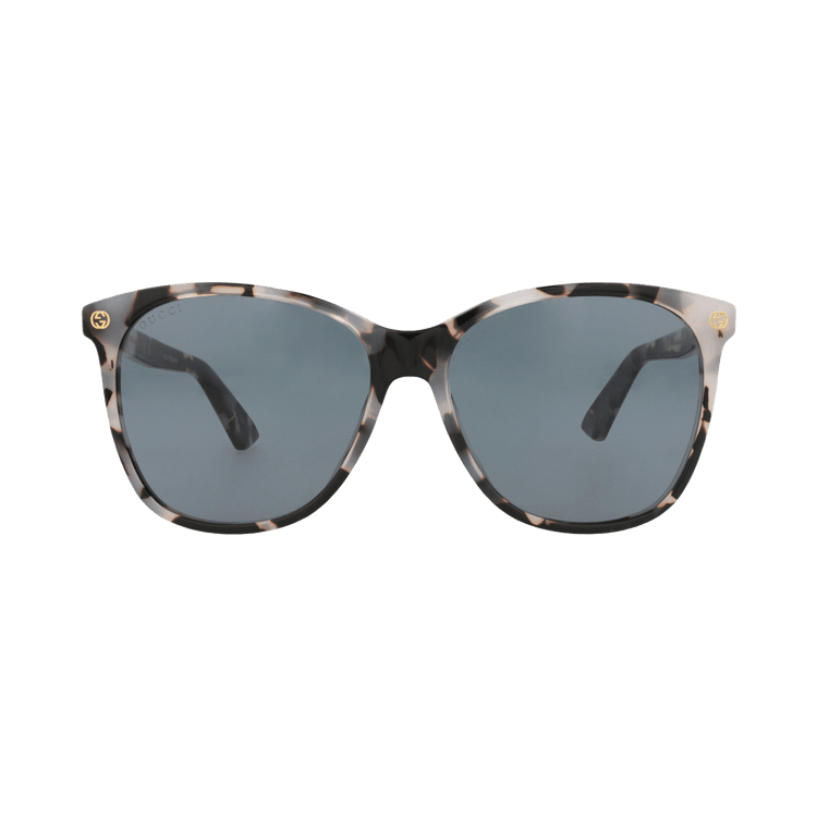 Gucci Round Sunglasses — Brown – Havana Grey GG0024S 009