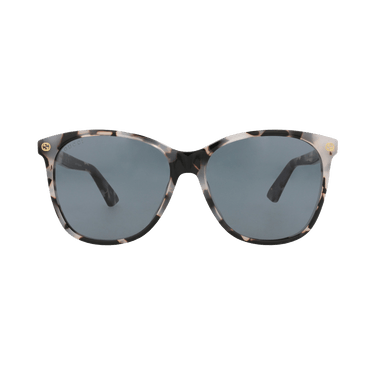Gucci Round Sunglasses — Brown – Havana Grey GG0024S 009