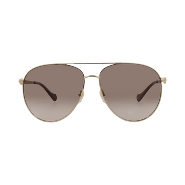 Gucci Aviator Sunglasses — Gold – Brown GG1088S 002