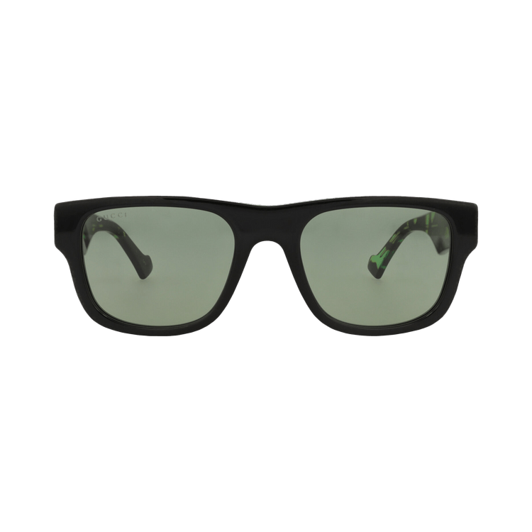 Gucci Square Sunglasses — Black – Trevalie Havana Green GG1427S 005