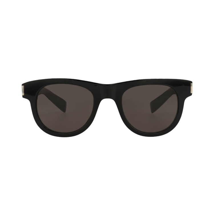 Saint Laurent Round Sunglasses — Black – 571 001