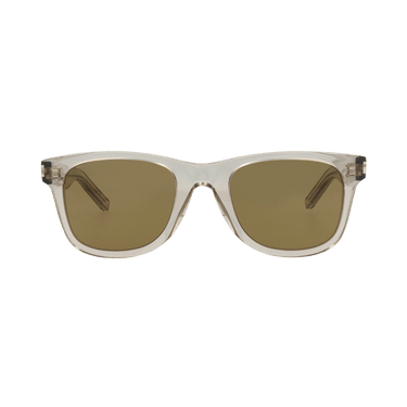 Saint Laurent Square Sunglasses — Tan – Beige Brown 51 080