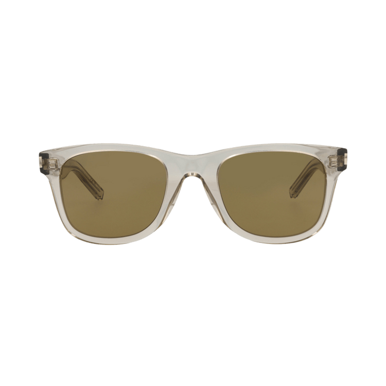 Saint Laurent Square Sunglasses — Tan – Beige Brown 51 080