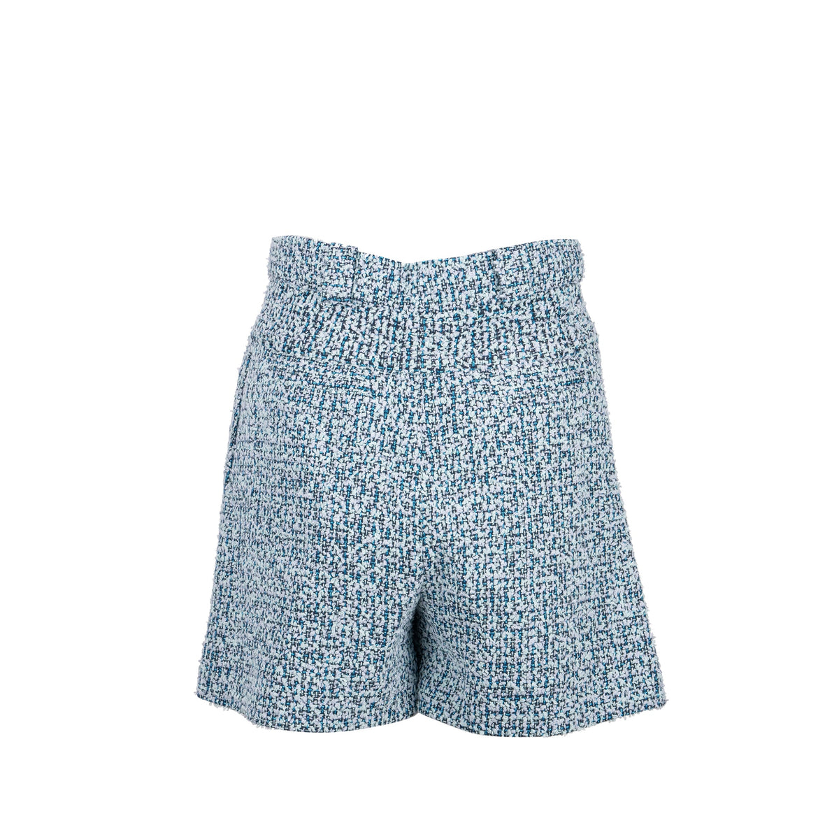 chanel-size-36-20p-tweed-shorts-polyamide-cotton-navy-blue-blue-green