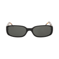 Casablanca Oval Stripe Sunglasses — Black