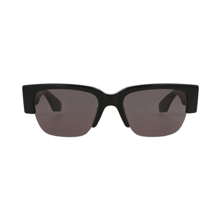 Alexander McQueen Square Sunglasses — Black – Grey AM0405S 001