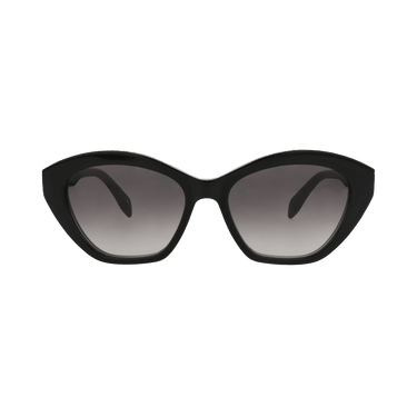 Alexander McQueen Cat Eye Sunglasses — Black – Grey AM0355S 001