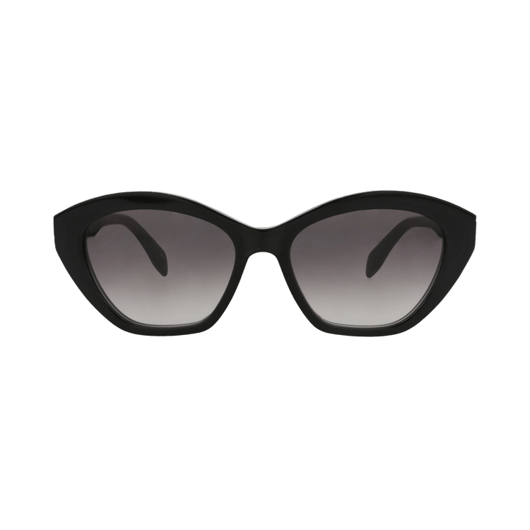 Alexander McQueen Cat Eye Sunglasses — Black – Grey AM0355S 001