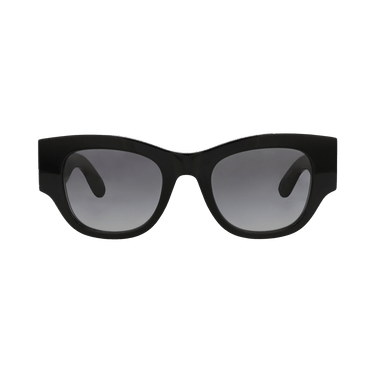 Alexander McQueen Square Sunglasses — Black – Grey AM0420S 001